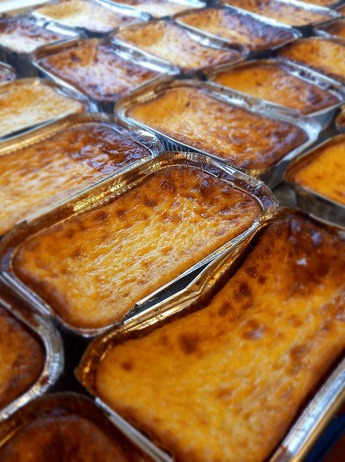 Swedish Ostkaka Cheesecake, photo